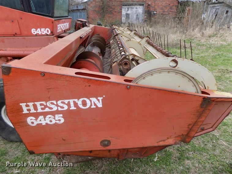 image for item DG2563 Hesston 6450 windrower