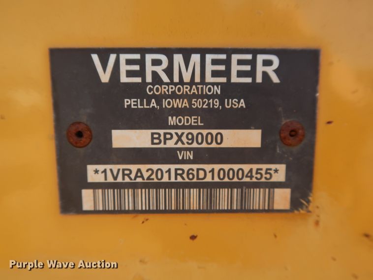 image for item DG7147 2013 Vermeer BPX9000 bale processor