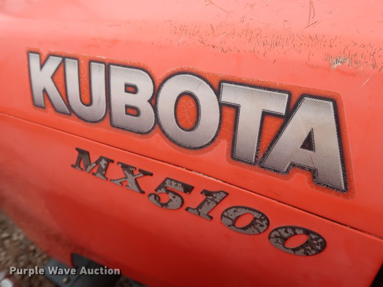 image for item DG7148 2010 Kubota MX5100D MFWD tractor