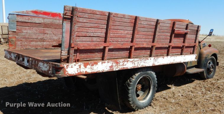 image for item DJ3109 1950 Ford F6 grain truck