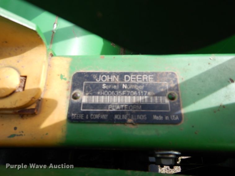 image for item GK9159 2004 John Deere 635F flex head