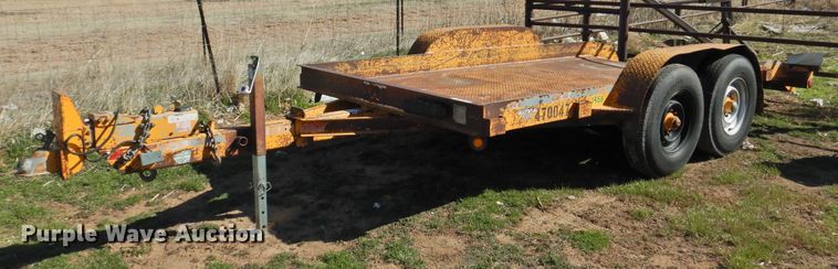 image for item GN9761 2003 Butler LT-1014-H tilt deck equipment trailer