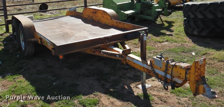 image for item GN9761 2003 Butler LT-1014-H tilt deck equipment trailer