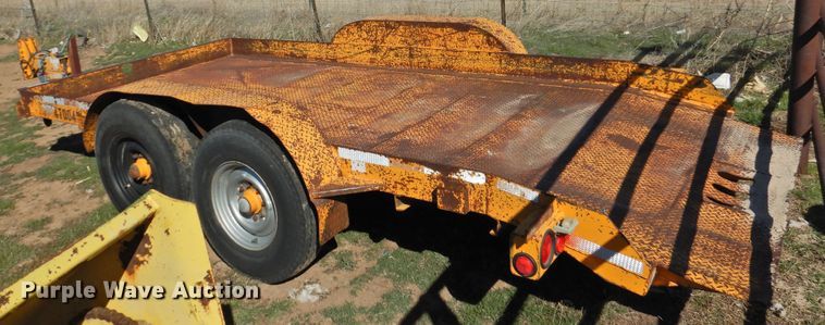 image for item GN9761 2003 Butler LT-1014-H tilt deck equipment trailer