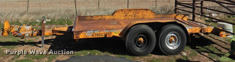 image for item GN9761 2003 Butler LT-1014-H tilt deck equipment trailer