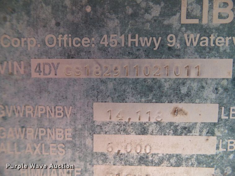 image for item GW9988 2001 Travalong livestock trailer