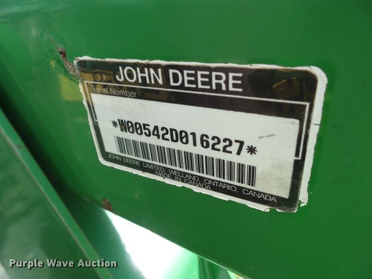 image for item GW9990 2006 John Deere 5525 MFWD tractor