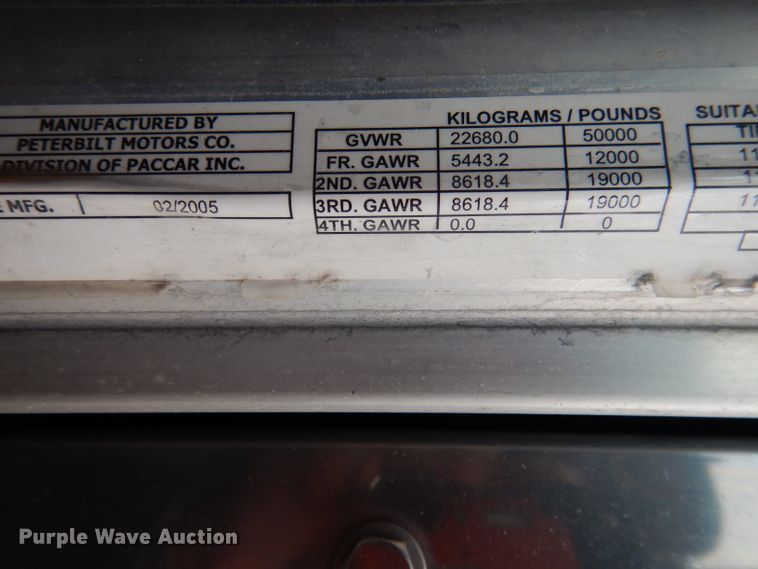 image for item DG5944 2005 Peterbilt 379 semi truck