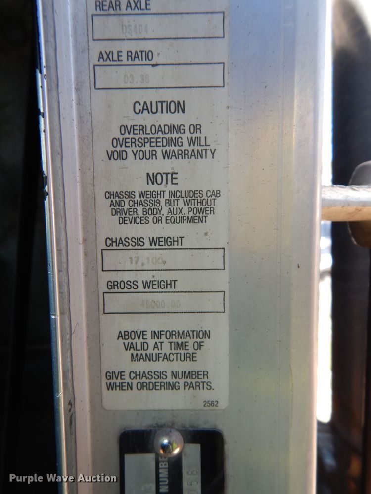 image for item DG6393 1996 Kenworth W900 semi truck