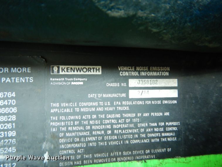 image for item DG6394 1984 Kenworth K100 semi truck