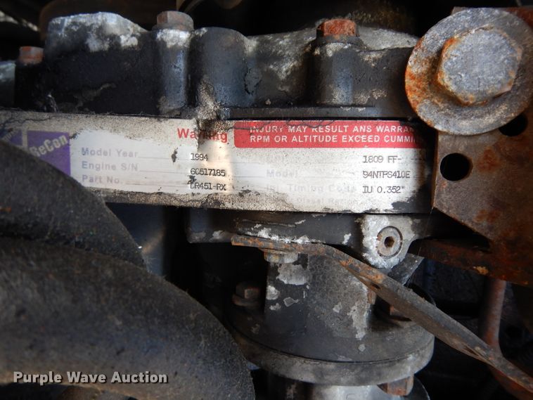 image for item DG6395 1995 Kenworth T600 semi truck