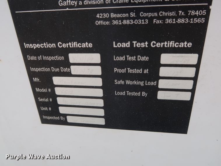 image for item DG7135 2007 Freightliner Business Class M2 service truck with crane