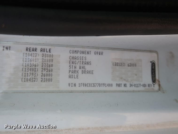 image for item DG7135 2007 Freightliner Business Class M2 service truck with crane