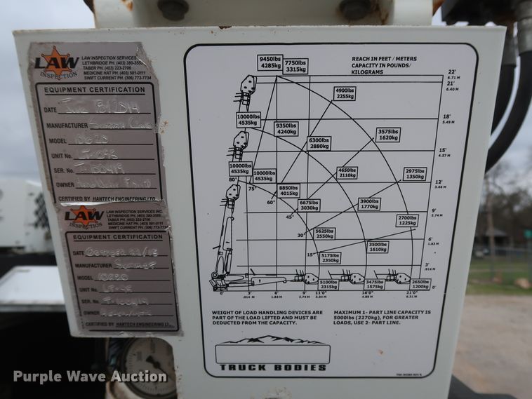 image for item DG7161 2011 Freightliner Business Class M2 service truck with crane