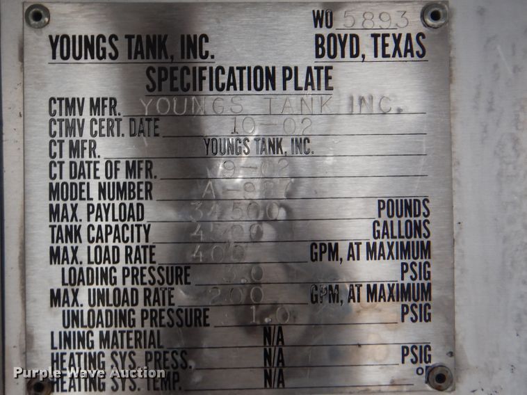 image for item GF9140 2003 Freightliner FLD120 fuel truck