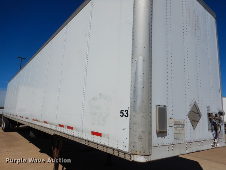 image for item GO9085 2000 Wabash Duraplate dry van trailer