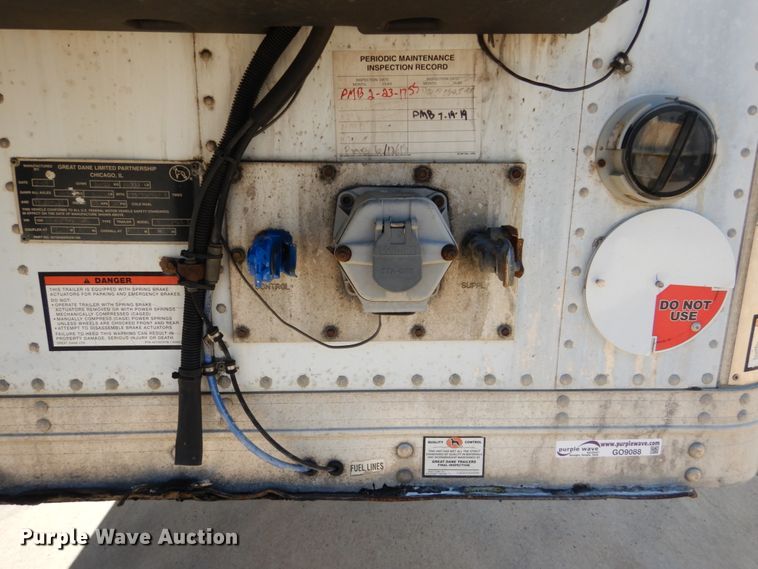 image for item GO9088 2003 Great Dane T8117Z-1A53 refrigerated van trailer