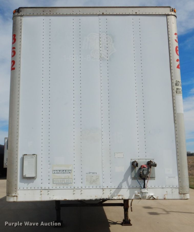 image for item GO9095 1999 Wabash Duraplate dry van trailer