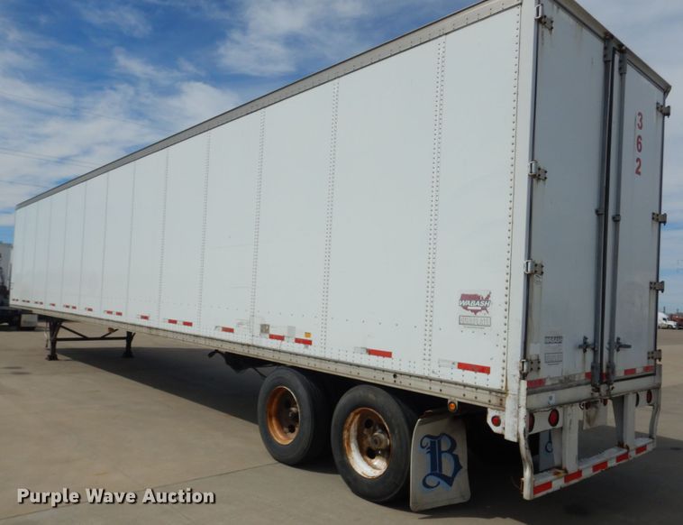 image for item GO9095 1999 Wabash Duraplate dry van trailer