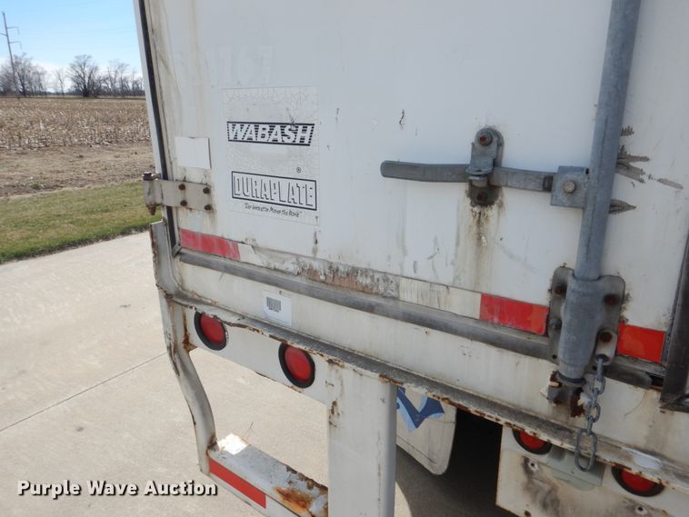 image for item GO9095 1999 Wabash Duraplate dry van trailer