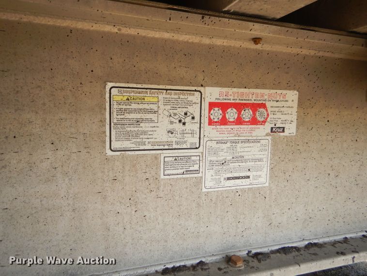 image for item GP9026 2008 Kruz RFA-28-AF end dump trailer