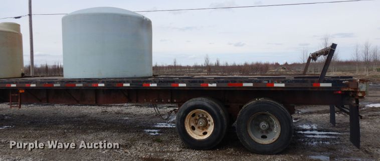 image for item GX9968 1986 Great Dane CPSC48 flatbed trailer