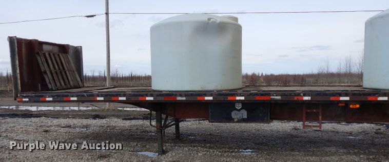 image for item GX9968 1986 Great Dane CPSC48 flatbed trailer