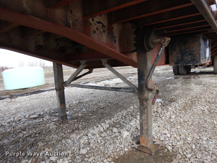 image for item GX9968 1986 Great Dane CPSC48 flatbed trailer