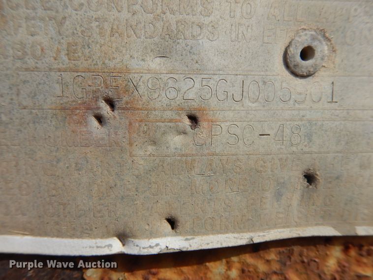 image for item GX9968 1986 Great Dane CPSC48 flatbed trailer