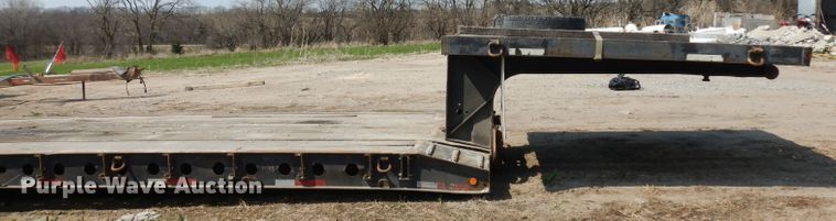 image for item GY9006 1999 Fontenelle lowboy equipment trailer