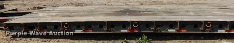 image for item GY9006 1999 Fontenelle lowboy equipment trailer