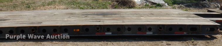 image for item GY9006 1999 Fontenelle lowboy equipment trailer