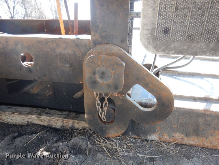 image for item GY9006 1999 Fontenelle lowboy equipment trailer