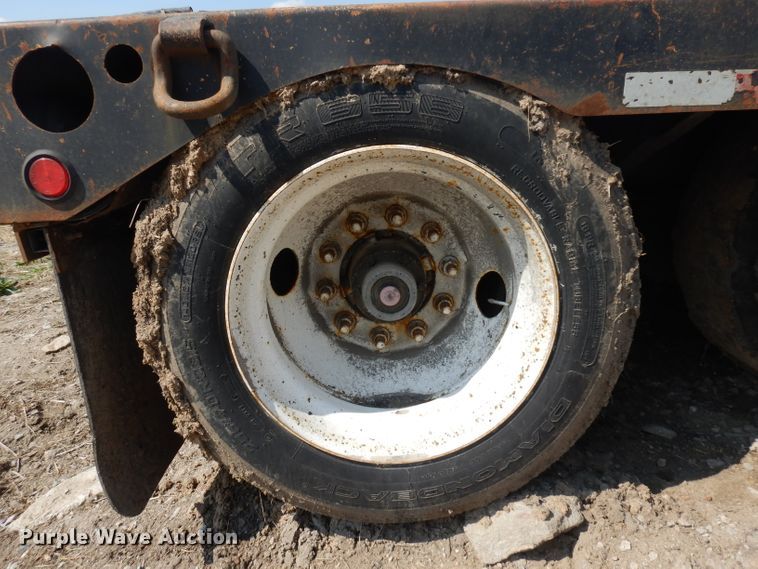 image for item GY9006 1999 Fontenelle lowboy equipment trailer