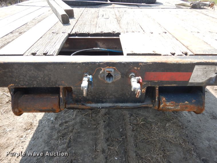 image for item GY9006 1999 Fontenelle lowboy equipment trailer