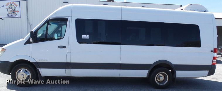image for item DG5639 2007 Dodge Sprinter 3500 shuttle bus