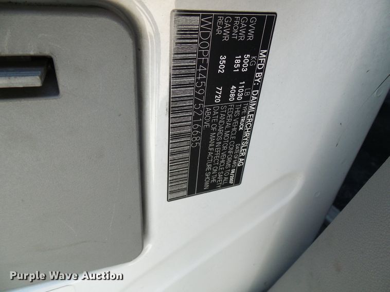 image for item DG5639 2007 Dodge Sprinter 3500 shuttle bus