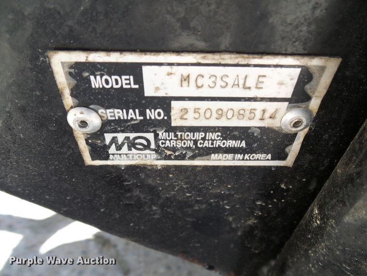 image for item DG5643 Multiquip MC3SALE concrete mixer