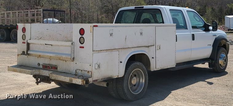 image for item DG7709 2006 Ford F550 Super Duty Crew Cab utility truck