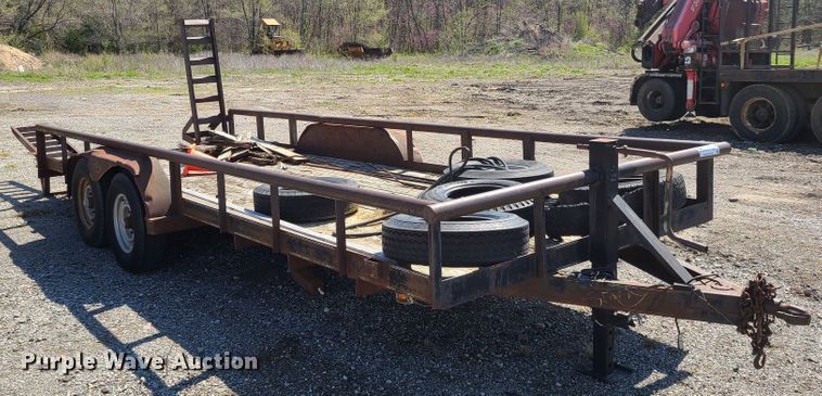 image for item DG7714 1993 Texas Bragg utility trailer