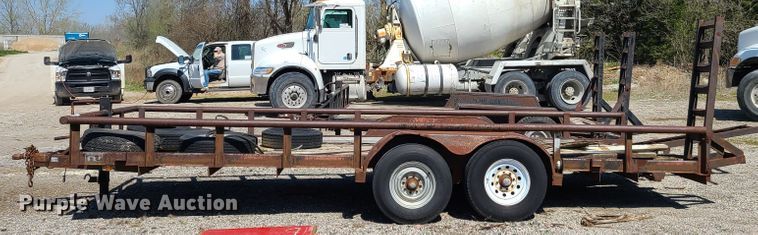 image for item DG7714 1993 Texas Bragg utility trailer