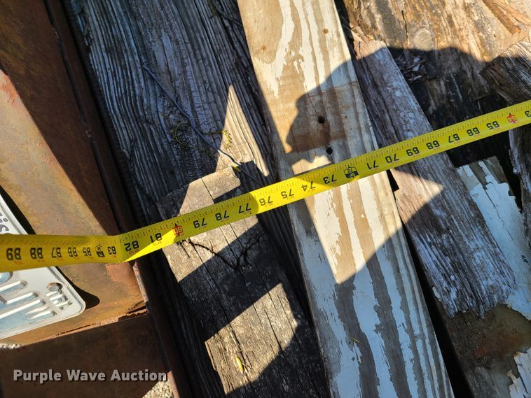 image for item DG7714 1993 Texas Bragg utility trailer