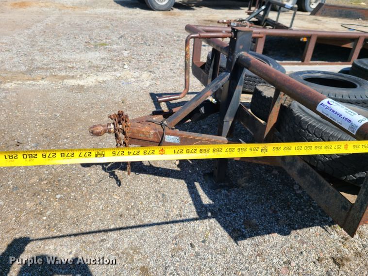 image for item DG7714 1993 Texas Bragg utility trailer