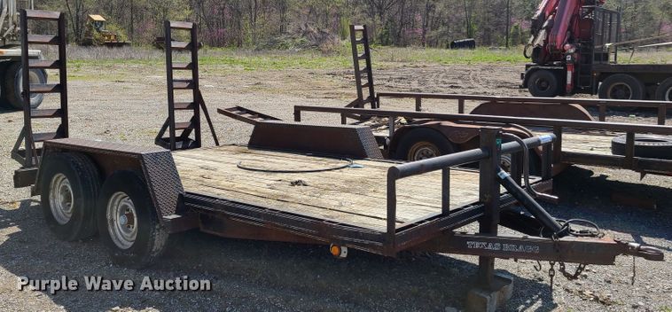 image for item DG7716 1998 Texas Bragg utility trailer
