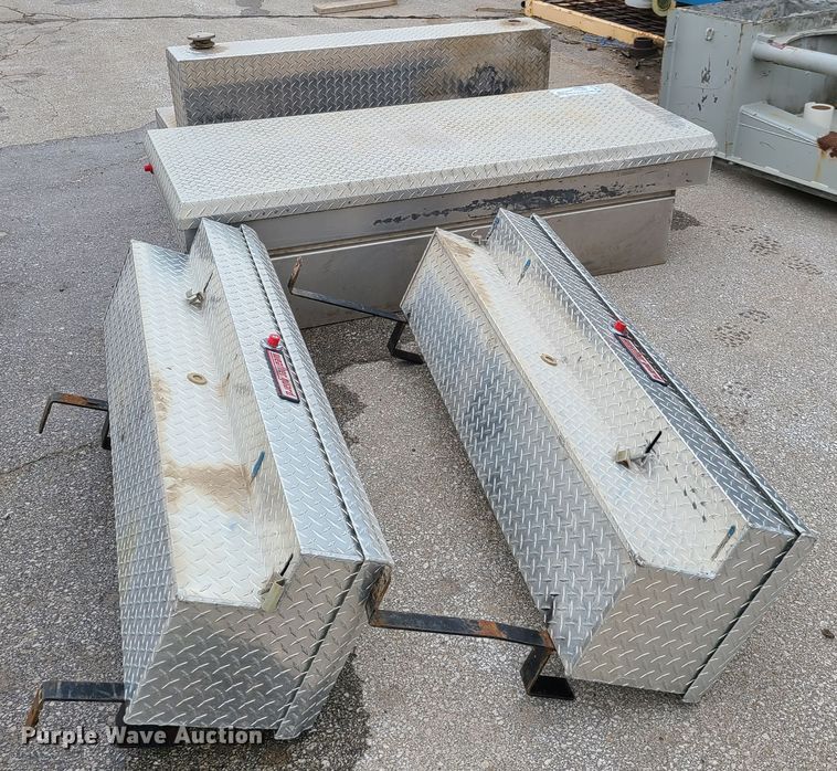 image for item DG7731 Weatherguard aluminum toolboxes and auxiliary fuel tank