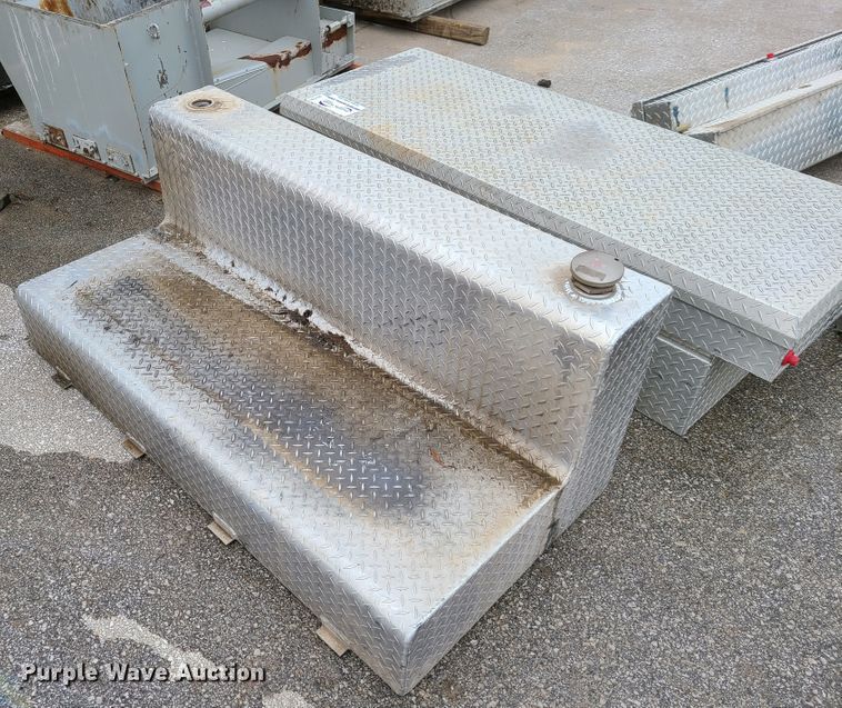 image for item DG7731 Weatherguard aluminum toolboxes and auxiliary fuel tank