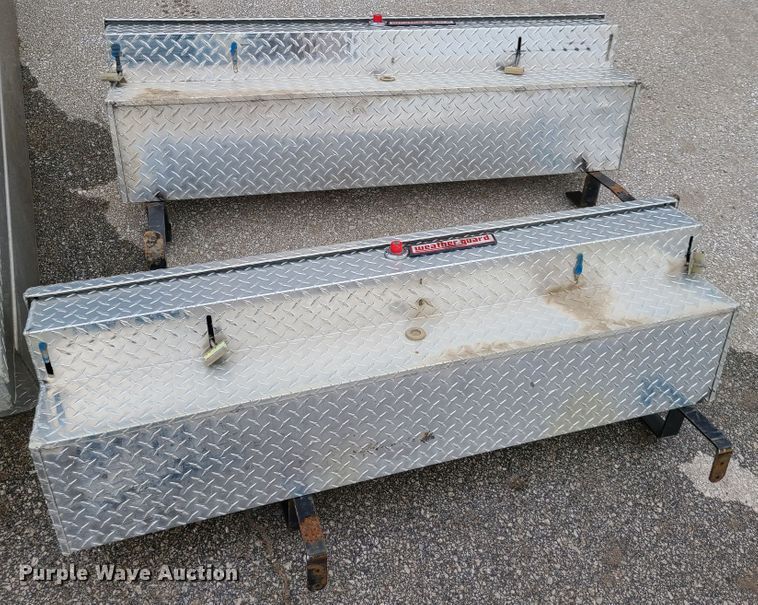 image for item DG7731 Weatherguard aluminum toolboxes and auxiliary fuel tank