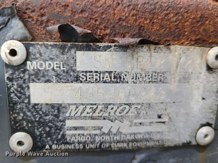 image for item DG7736 Bobcat 72"W skid steer sweeper