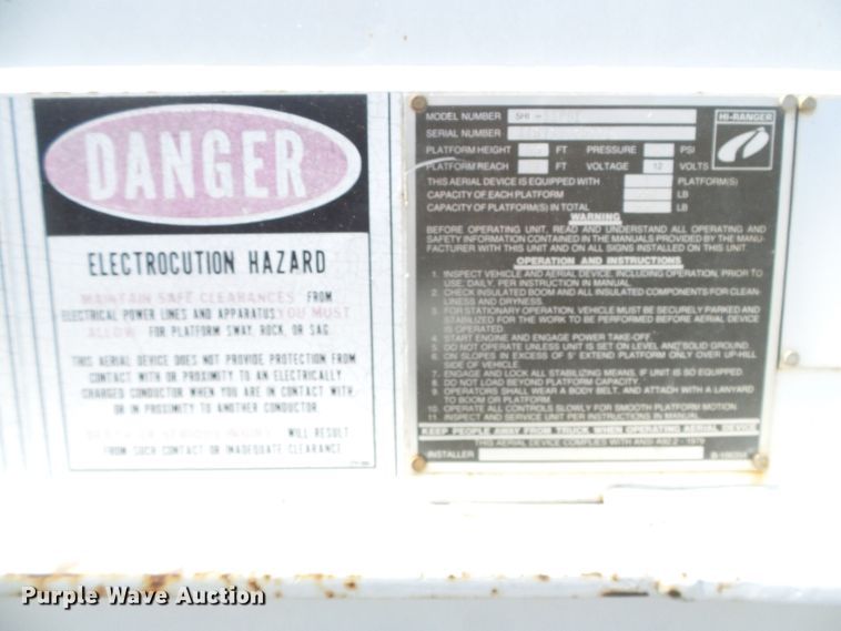 image for item DH4879 1988 Chevrolet C60 bucket truck