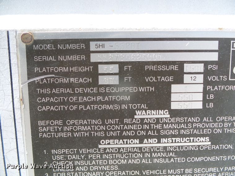 image for item DH4879 1988 Chevrolet C60 bucket truck